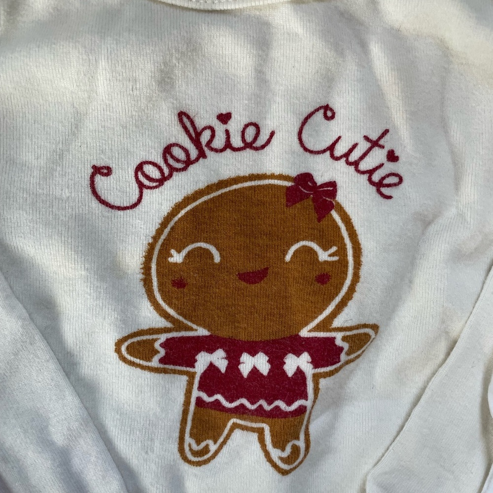 3/$20 Set of 3 Joe Fresh Christmas Diaper Shirts - Picture 2 of 9